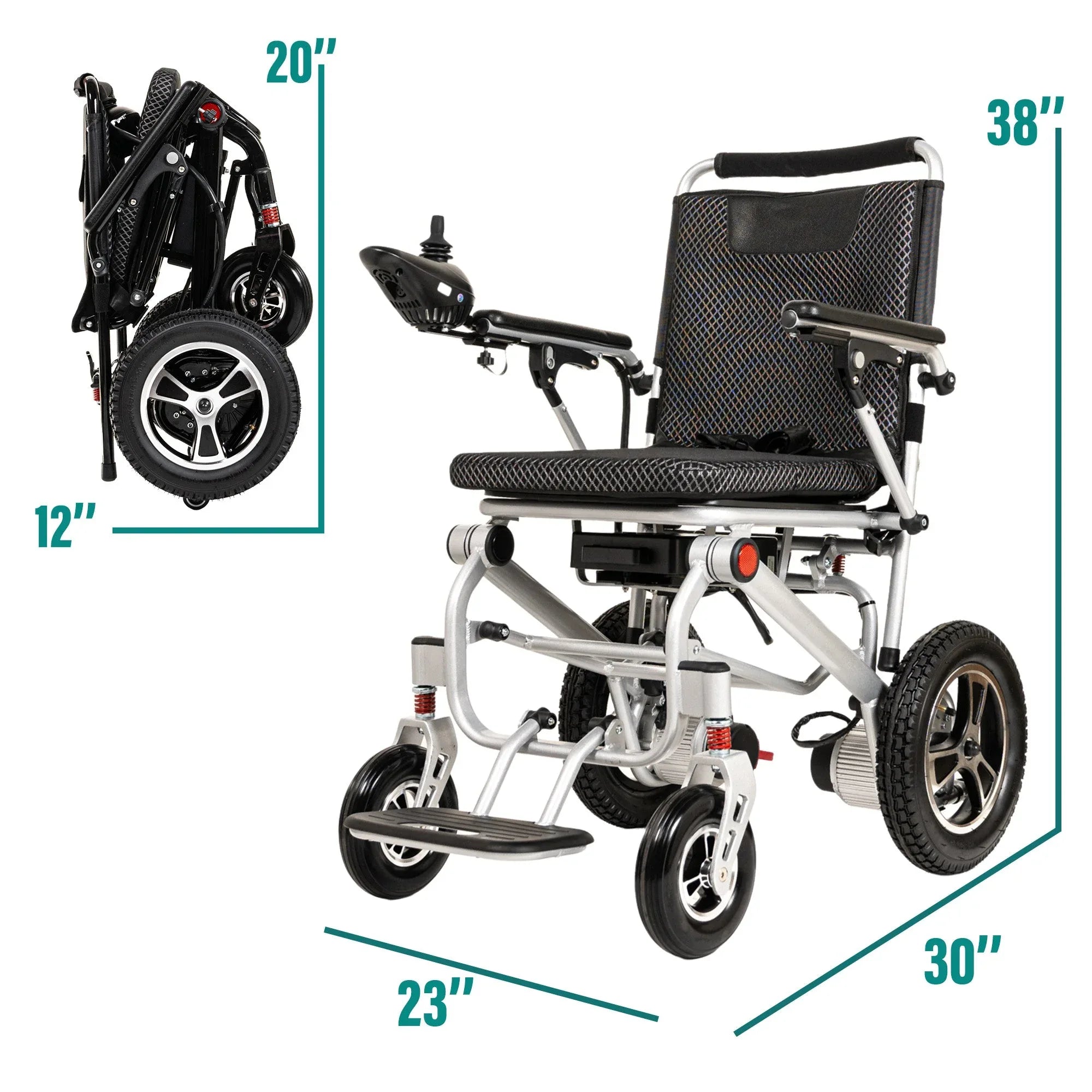 MLS-5 Malisa Lightweight Electric Wheelchair - Malisa Mobility