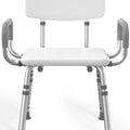 500 lbs Heavy-Duty Shower Chair with Removable Padded Arms and Backrest - Malisa Mobility