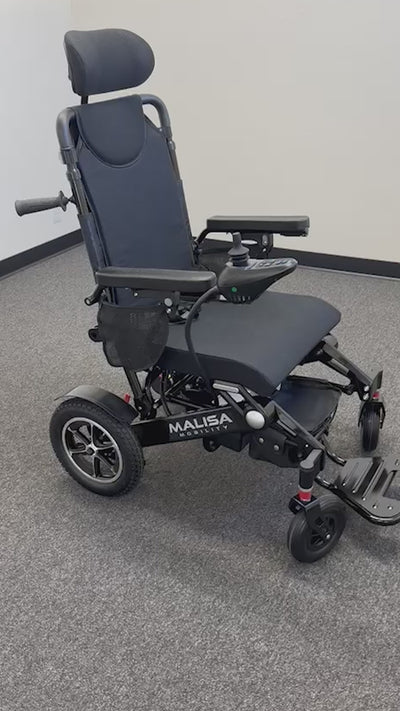 MLS-10AR Malisa Electric Wheelchair - Auto Reclining Backrest