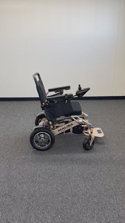 MLS-10MF Malisa Electric Wheelchair - Manual Folding