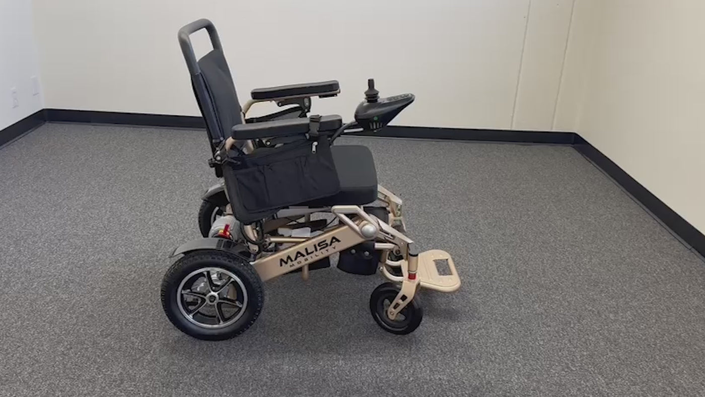 MLS-10AF Malisa Electric Wheelchair Automatic Folding - Standart Frame