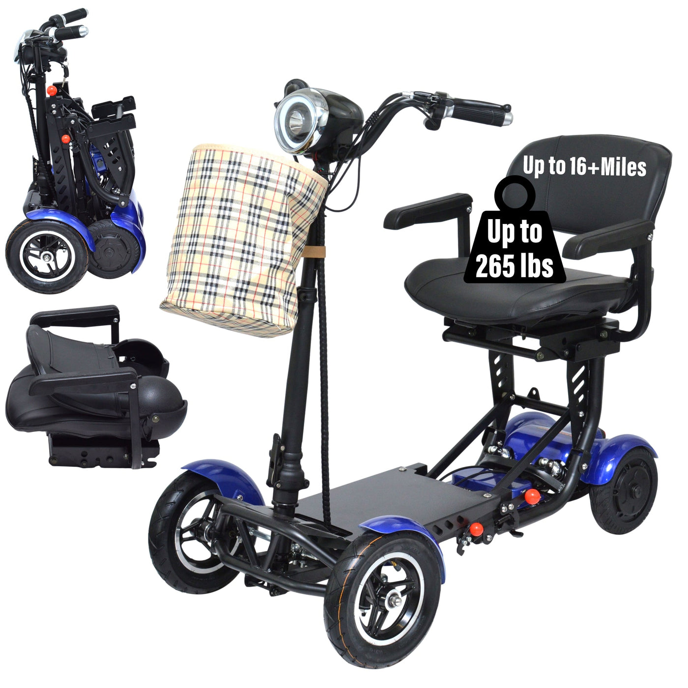 MS-3000 Plus Foldable Mobility Scooter