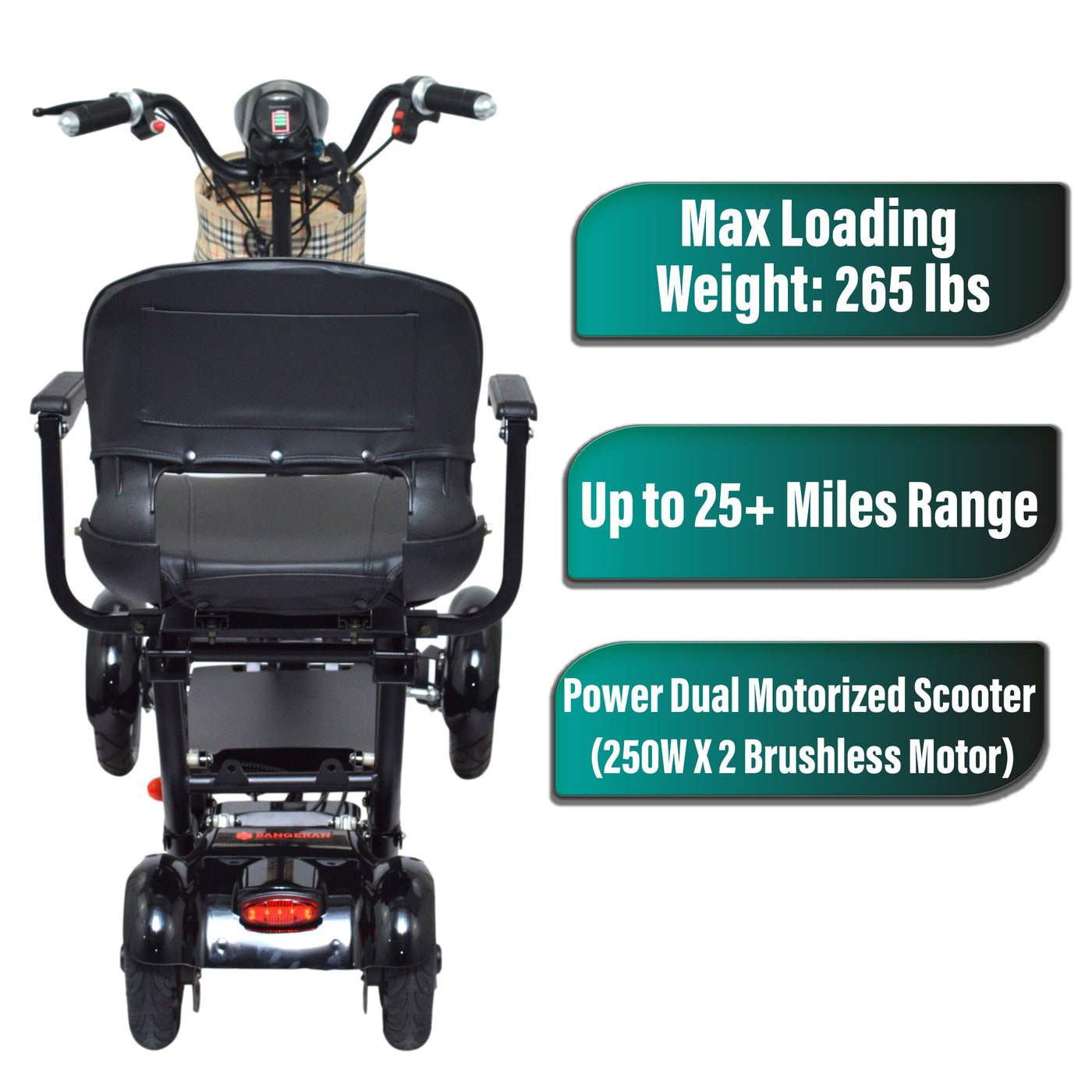 MS-3000 Plus Foldable Mobility Scooter