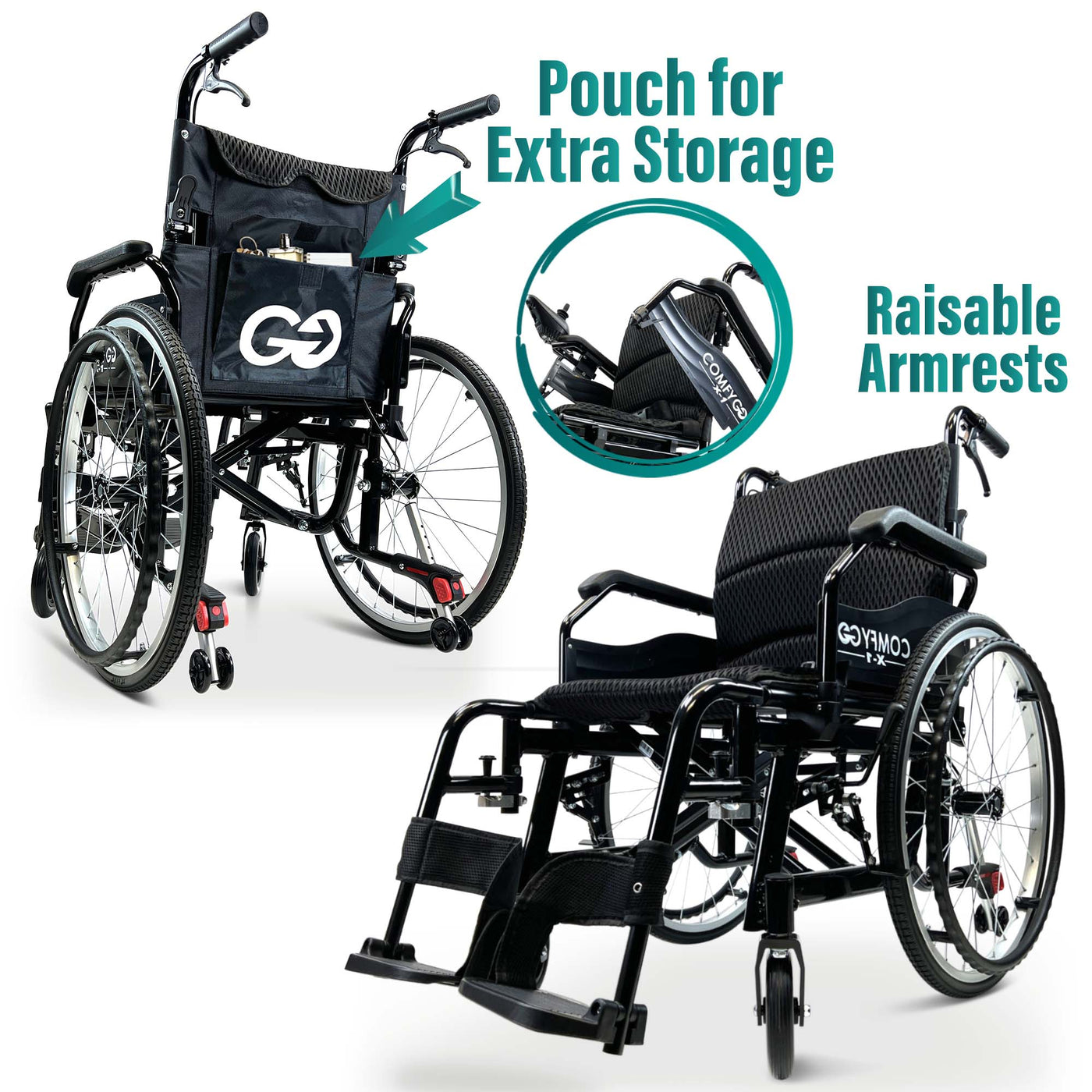 X-1 Manual Lightweight Wheelchair