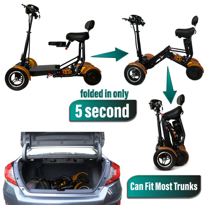 MS-3000 16 Miles Foldable Mobility Scooter